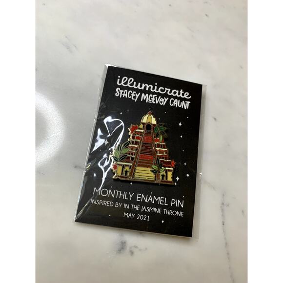Illumicrate in the Jasmine Throne May 2021 Collectible Pin - Picture 1 of 2